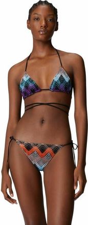 Missoni Bikini With Customizable Ties And Zig Zag Pattern in Multicoloured at Nordstrom, Size 46 It
