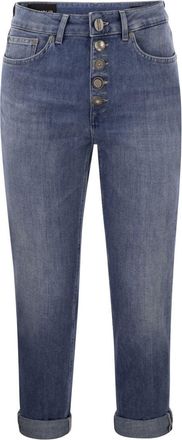 Dondup Koons - Loose Jeans With Jewelled Buttons