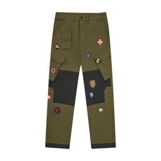 Billionaire Boys Club Broeken, Heren, Groen, M, Katoen, Astro Patch Cargo Broek