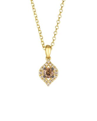 Le Vian Center Chocolate 14K 0.50 Ct. Tw. Diamond Pendant Necklace