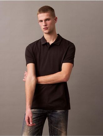 Calvin Klein Mens Performance Classic Polo Shirt - Black - 2XL