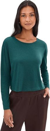 Travis Mathew Celestia Long Sleeve Mens Clothing Heather Dark Sea : 2XL, Elastane/Polyester