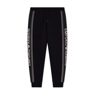 Emporio Armani Sweatpants, male, Black, Size: 2XL Slim Fit Trousers