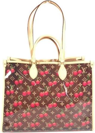 Louis Vuitton Pre-owned Vintage Canvas Tote Bag - Dames - Vintage Shopper - Rood - ONE Size - Vintage