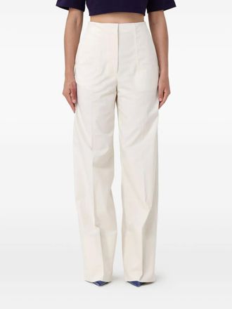 Msgm prassed-crease trousers - Neutrals