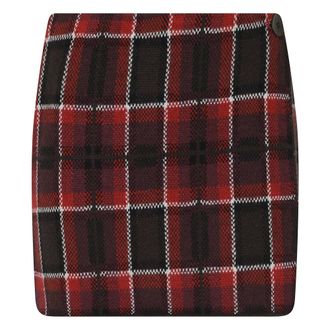 Guest In Residence Tartan minirok - Dames - Rokken - Veelkleurig - Maat: S Zijde