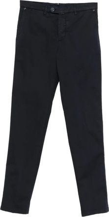 Kiton Pantaloni con passanti per cintura - Blu