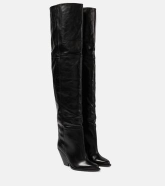 Isabel Marant Stivali cuissardes in pelle