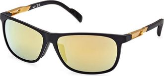 Adidas Sport SP0061 02G Mens Sunglasses Black Size 62