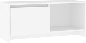 vidaXL Tv Cabinet White 90x35x40 cm Engineered Wood Vidaxl