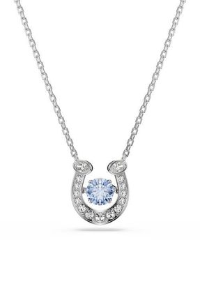 Swarovski Symbolica Pendant Necklace in Blue/Silver at Nordstrom