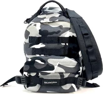 Balenciaga Pre-owned Fabric shoulder-bags - Dames - Vintage Rugzakken - Zwart - ONE Size - Vintage