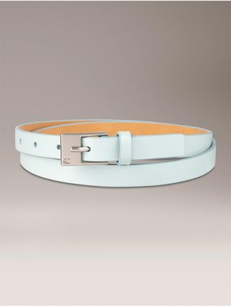 Calvin Klein Womens Slim Harness Buckle Belt - Pink - XS