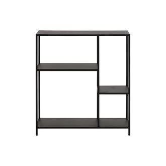 Miliboo Consola Moderna En Metal Negro L80 Cm Podium