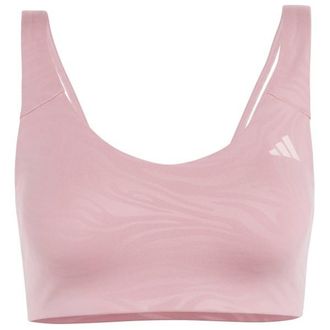 adidas All Me Essentials Graphic Light Support Sport-BH f&uuml;r Damen | rosa