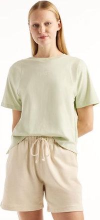 New Balance Mujer NBX Classic SS Tee en Verde, Talla 2XL