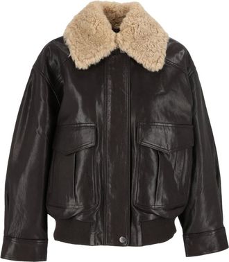 Max Mara Calata Jack - Dames - Jassen - Bruin - Maat: XS Leer