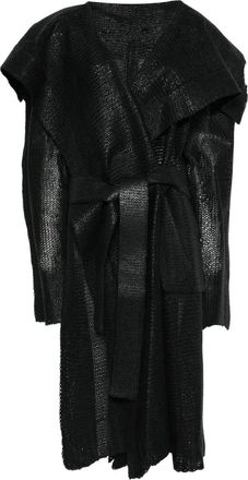 Issey Miyake Cappotto Panini - Nero