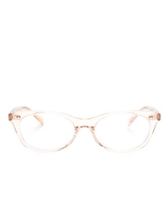 Oliver Peoples Zonnebril met rechthoekig montuur - Roze