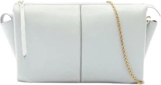 Celine Pre-owned Tri Fold Leren Schoudertas - Dames - Vintage Schoudertas - Blauw - ONE Size - Leer - Vintage