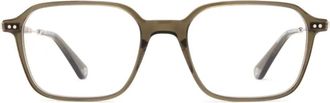 Police square-frame glasses - Green