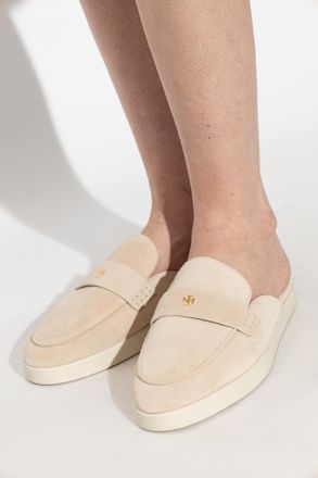 Tory Burch Ballet Sport Slides, Womens, Cream