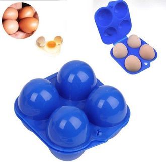 OEM Caja Para Almacenar Huevos - Soporte Para Huevos - Actividades Al Aire Libre - Plegable Y Resistente A Los Golpes - 4 Cajones - Transparente