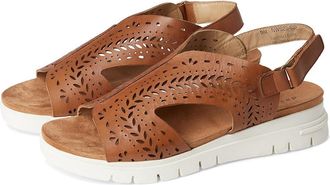 David Tate Moda Womens Sandals Luggage : 9.5 WW (EE), Leather