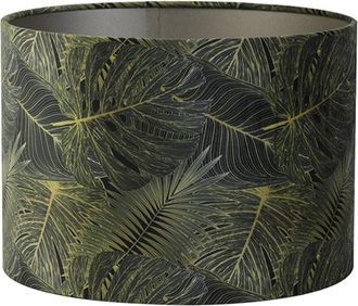Light & Living Pantalla De L&aacute;mpara - Amazone - Verde - Textil - - Light&living