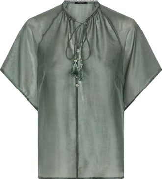 Bruuns Bazaar Mujer, Blusas y Camisas, Verde, Talla: M