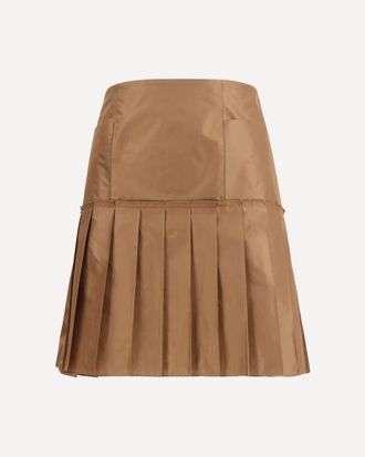 Fendi Gonna in taffet&agrave; di seta Woman 40