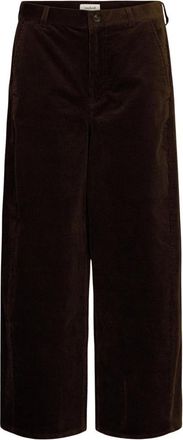 Soaked In Luxury Wijde broek - Dames - Wijde Broeken - Bruin - XL - Broeken