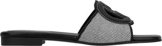 Gucci Schoenen, Dames, Zwart, 37 EU, Leer, Gevulde Leren Slippers