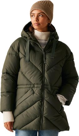 Regatta Womens Rusey Quilted Jacket Water Repellent Insulated Winter Coat