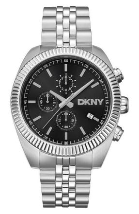 DKNY Chronograph Watch, 42mm in Black at Nordstrom