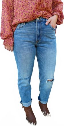 Dear John Denim Jodi Straight Jeans In Chiffon