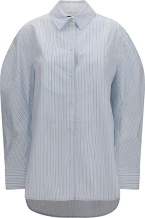 Jacquemus Citta Shirt - Dames - Blouses & Shirts - Blauw - Maat: XS Katoen