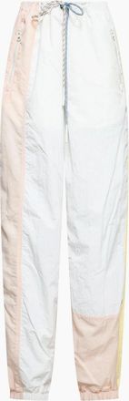 Lacoste Womens Colour-Block Joggers - Cream - Size: 16