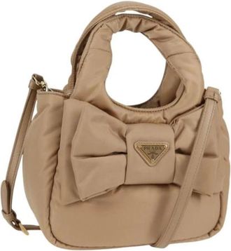 Prada Pre-owned Nylon borse-prada - - Pre-owned - Donna - Beige - ONE SIZE