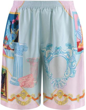 Versace Gallery All-Over Print Beach Shorts - Heren - Strandmode - Veelkleurig - M - Badmode