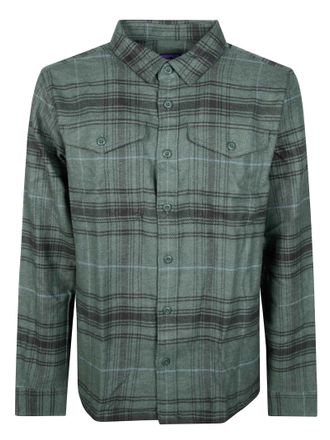 Patagonia Fjord Flannel Plaid Button-Up Flannel Shirt