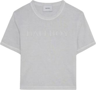 Halfboy Dawn Blue Baby Tee - Heren - T-shirts - Grijs - L - Katoen - Tops