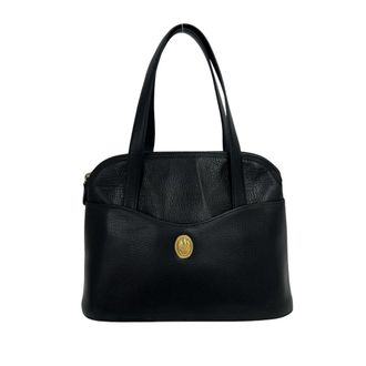 Dior Black Leather Handbag Tote Bag (Pre-Owned)