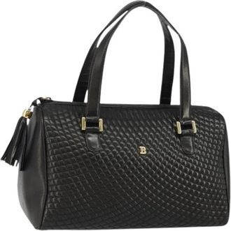 Bally Pre-owned Handtas - Dames - Vintage Handtas - Zwart - ONE Size - Leer - Vintage