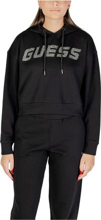 Guess Mujer, Sudaderas, Negro, Talla: XL