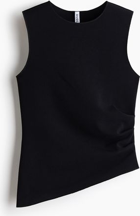 H&M Asymmetrisches Top - Schwarz