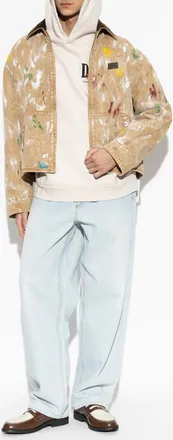Duke and Dexter Hoodie, Mens, Cream