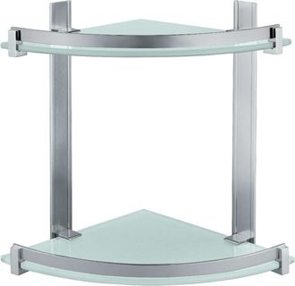 Gedy Cd813800a01 Portaobjetos Doble Angular Cepillado - Ref: Cd813800a01 - Gedy