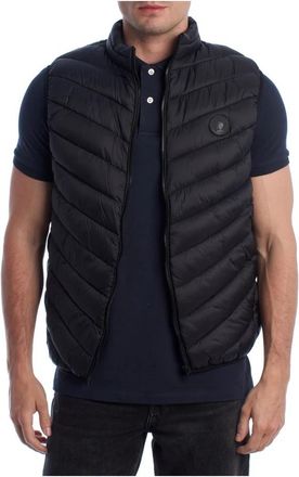 U.S.Polo Association Gewatteerd Vest voor Mannen - Heren - Bodywarmers - Zwart - 2XL - Jassen