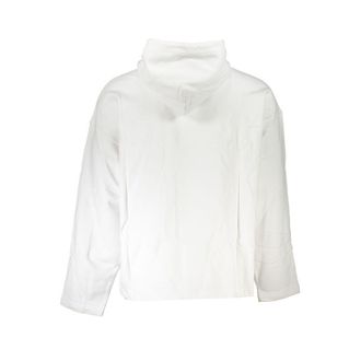 Calvin Klein Cotton Logo Hoodie - White